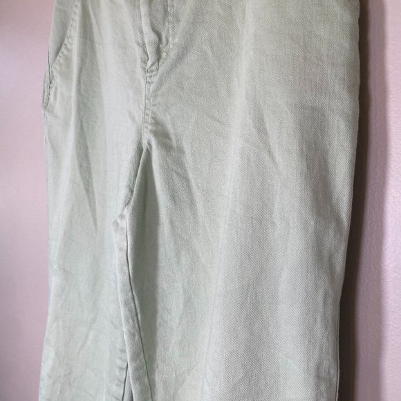 a new day Mint Green Straight Crop Canvas Pants - Picture 3 of 6